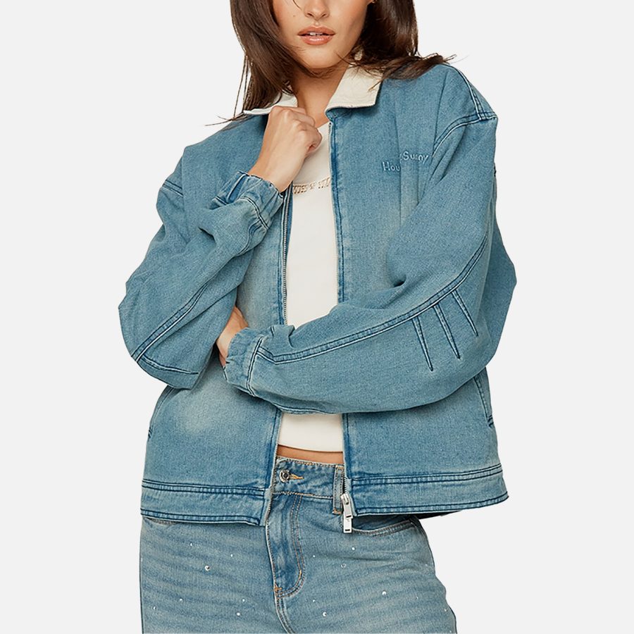 House of Sunny Wu Denim Boxy Jacket - XL