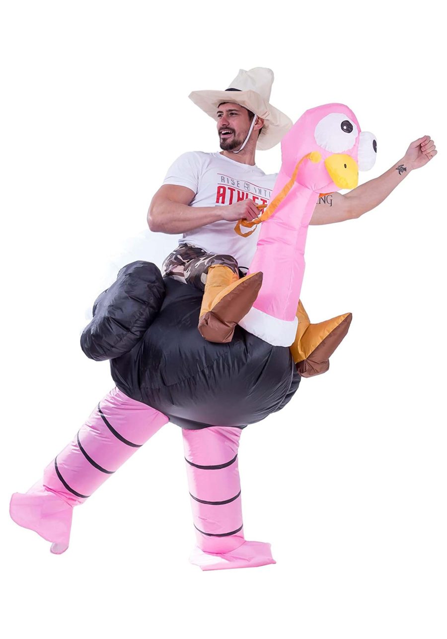 Inflatable Ostrich Ride-On Costume for Adult's