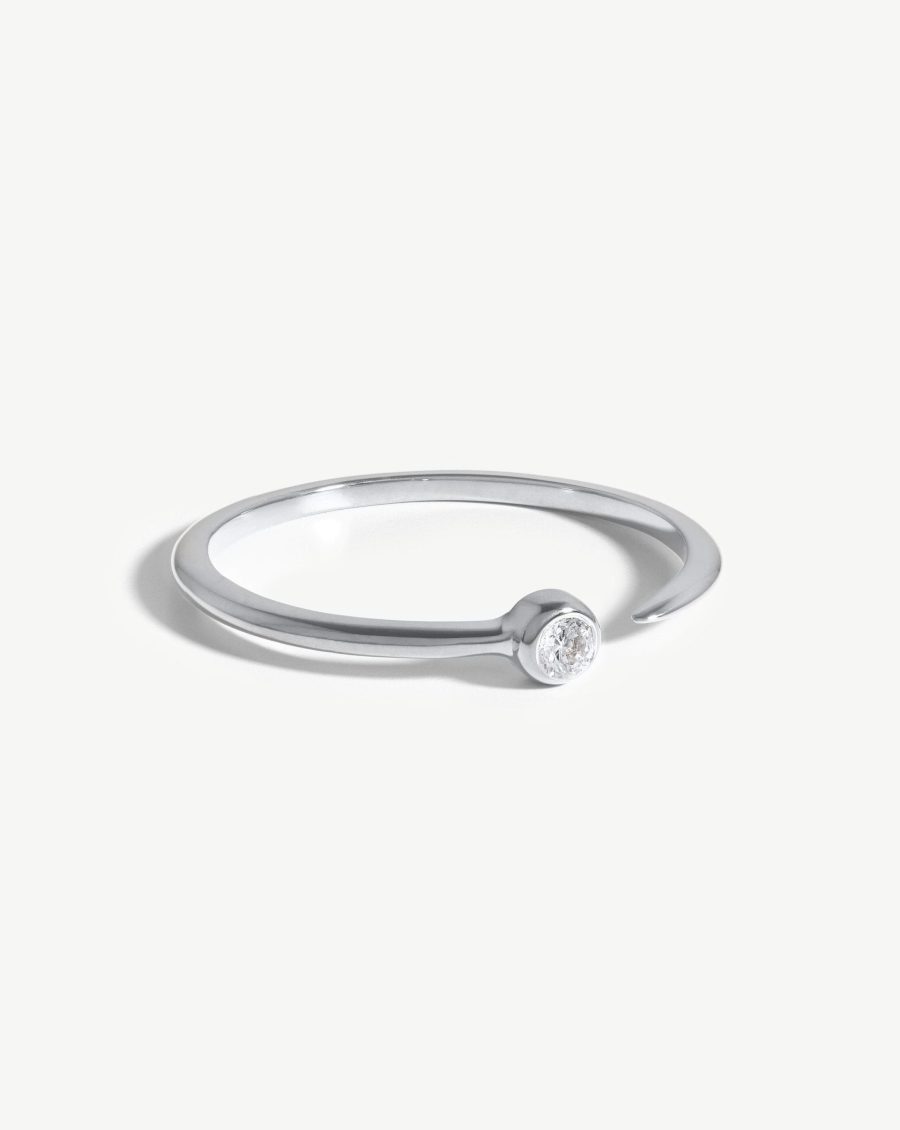 Interstellar Ring | Sterling Silver/Cubic Zirconia