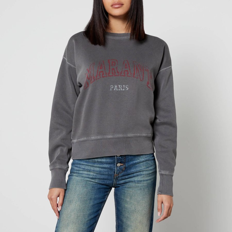 Isabel Marant Étoile Mobyli Cotton-Blend Jersey Sweatshirt - FR 34/UK 6