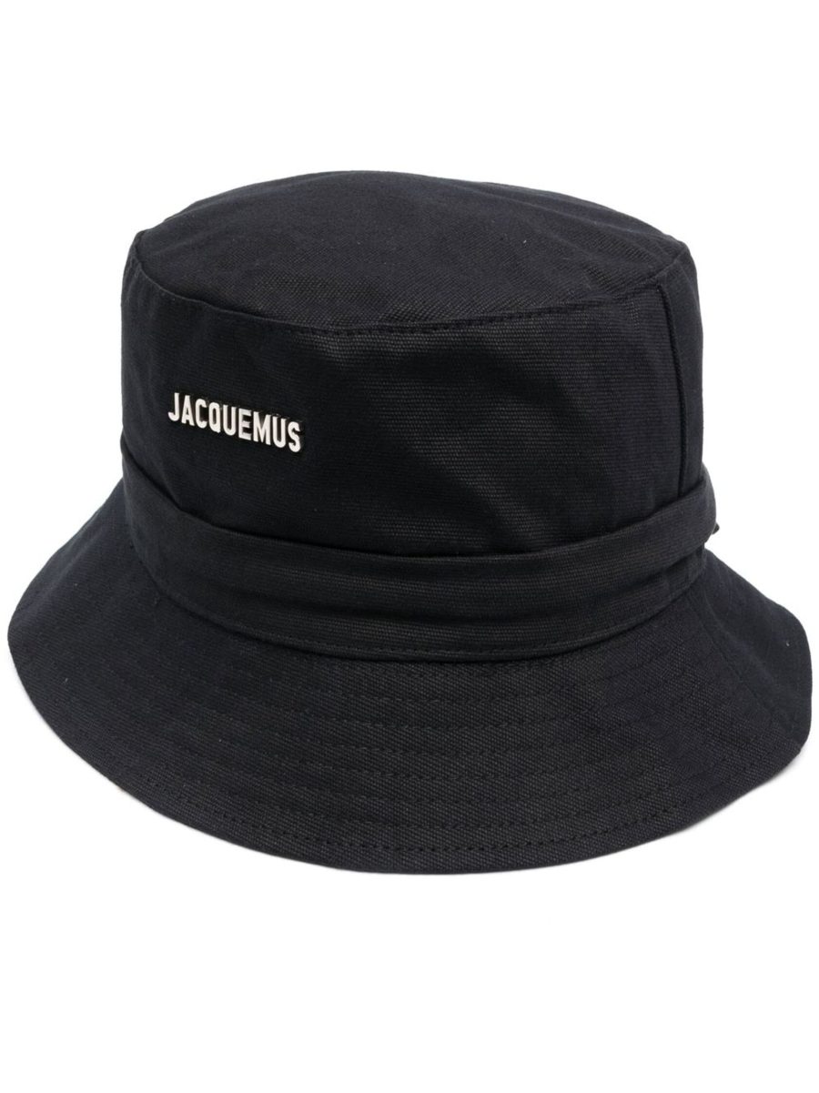 JACQUEMUS UNISEX Le Bob Gadjo Bucket Hat Black