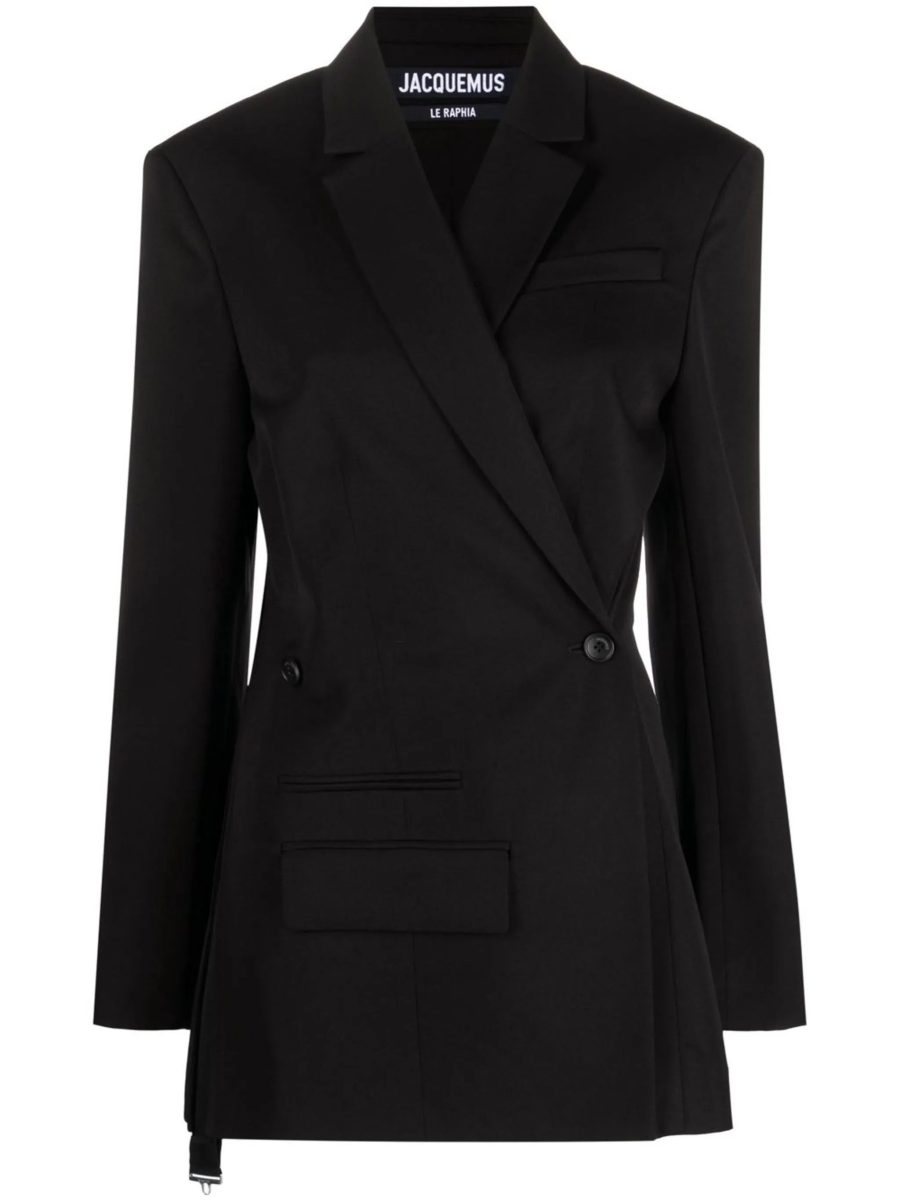 JACQUEMUS WOMEN La Veste Tibau Blazer Black