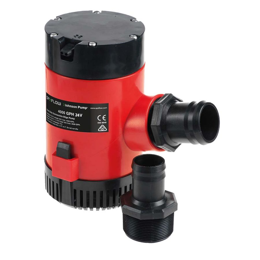 JOHNSON PUMP 40084 HEAVY DUTY BILGE PUMP 4000 GPH - 24V