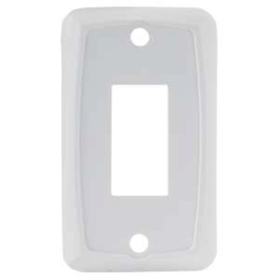 JR PRODUCTS 12841-5 White Single Switch Wall Plate, (Pack of 5)