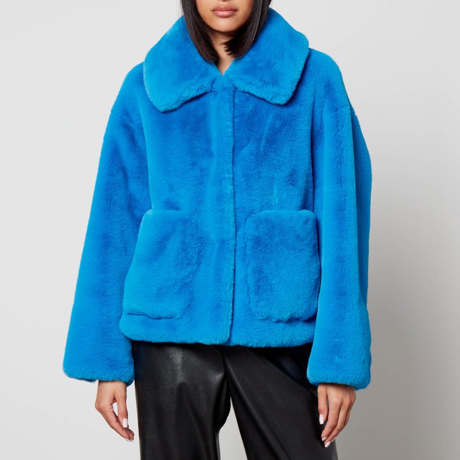 Jakke Traci Faux Fur Coat - S