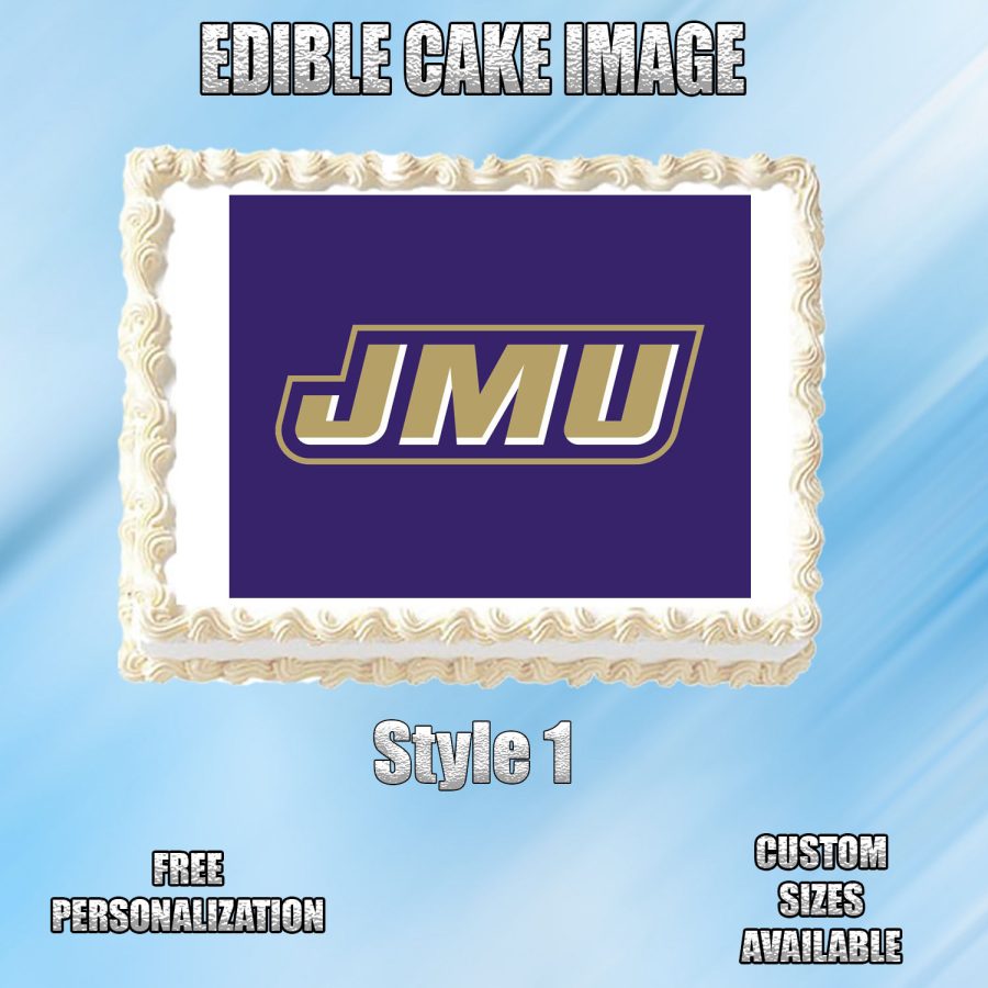 James Madison Edible Image Topper Cupcake Frosting 1/4 Sheet 8.5 x 11"