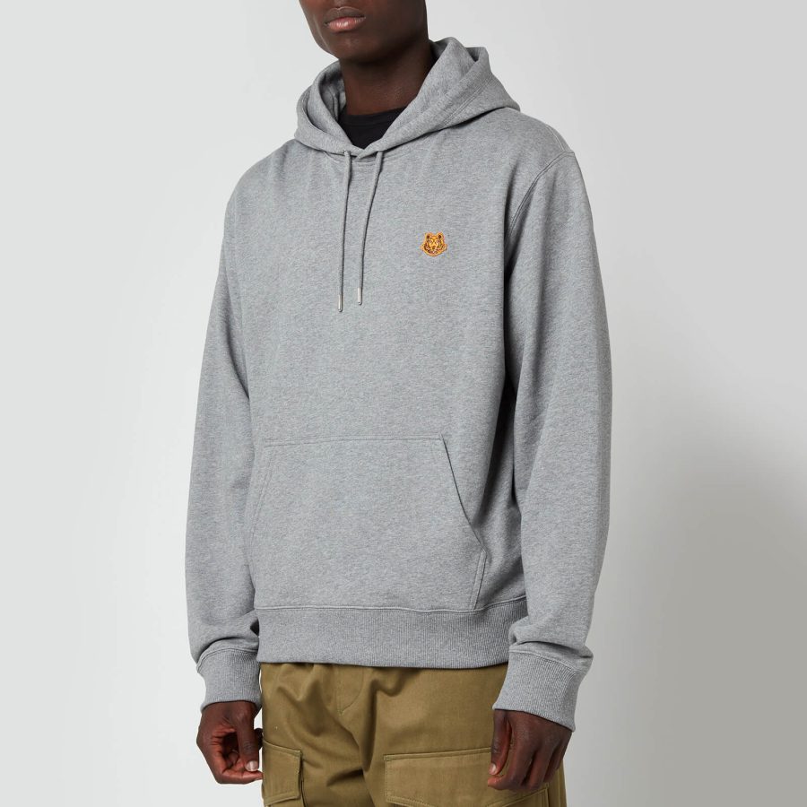 KENZO Men's Tiger Crest Classic Hoodie - Dove Grey - S