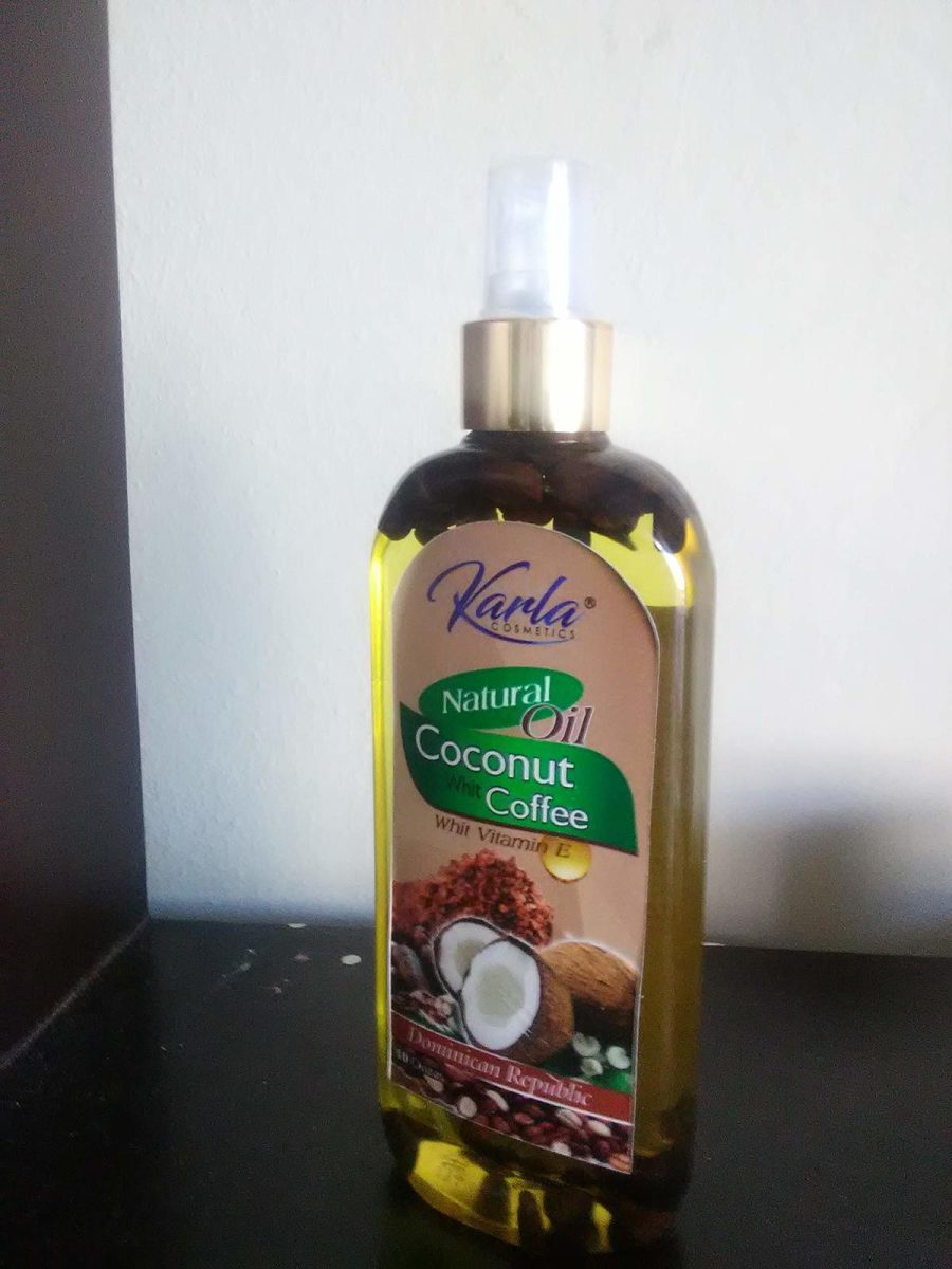 Karla Dominican Cosmetics Coconut Oil with Coffee beans and Vitamin E