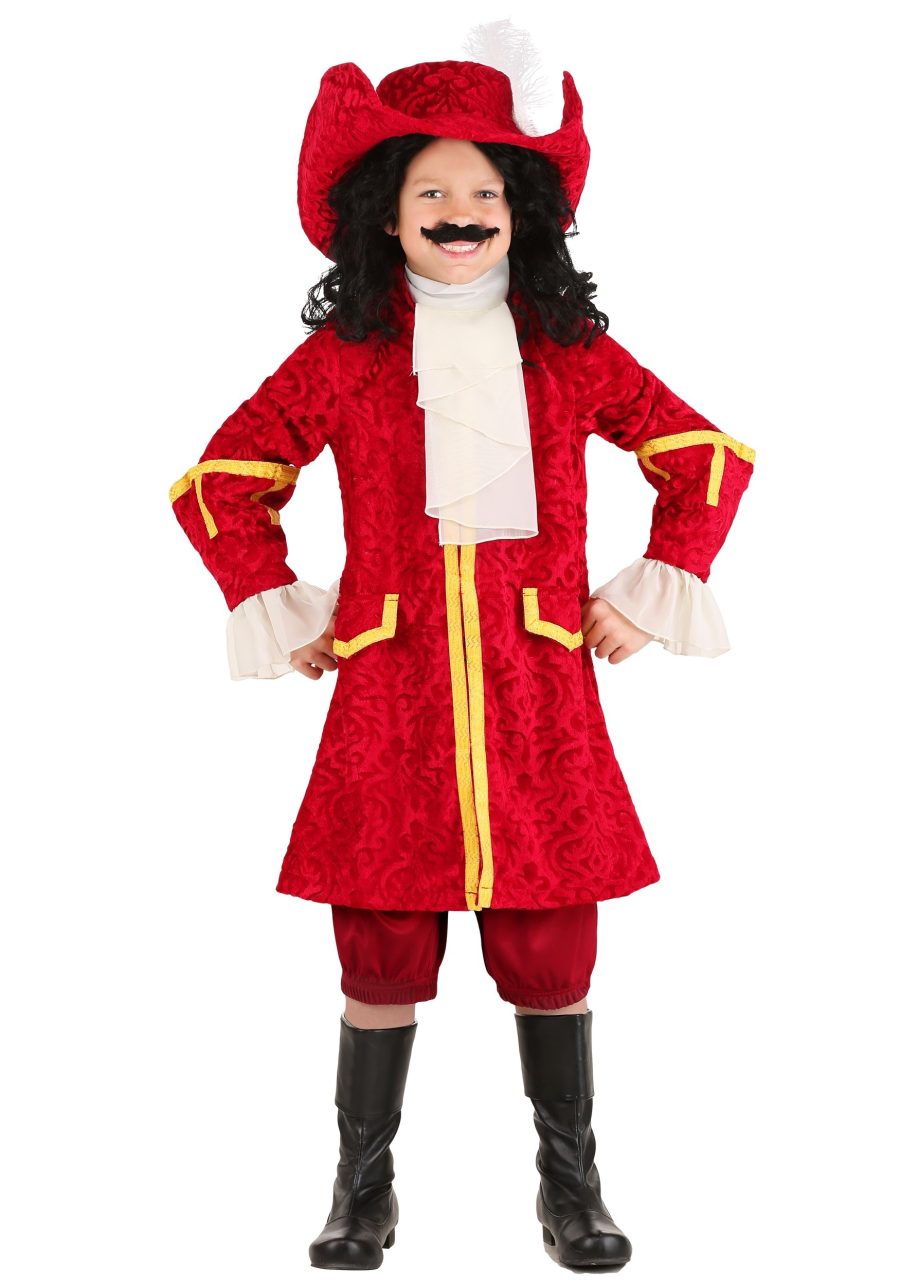 Kid's Captain Hook Deluxe Costume