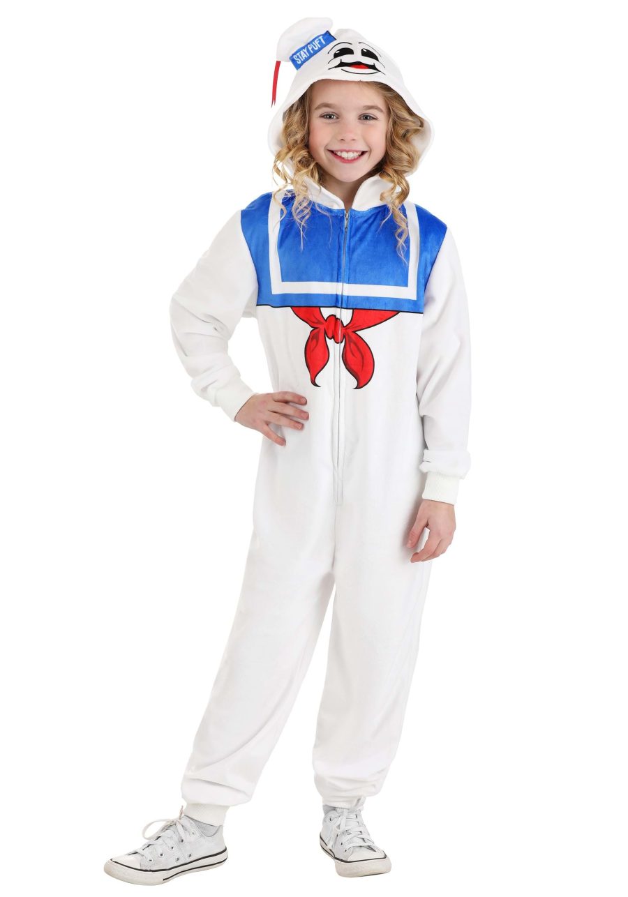 Kid's Stay Puft Marshmallow Man Costume Onesie