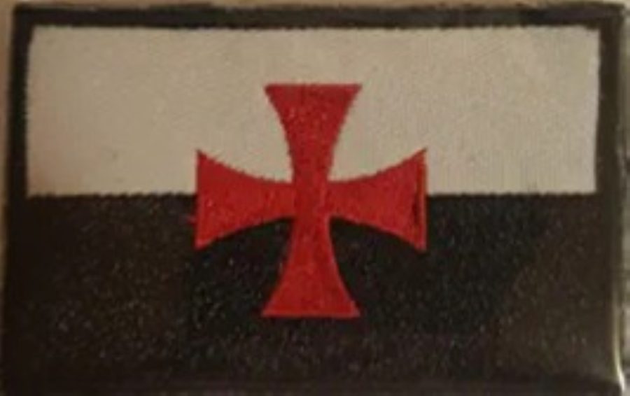 Knights Templar Christian Order Battle Flag Patch