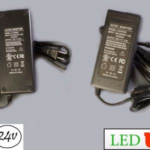 LEDUPDATES 24V AC ADAPTER POWER SUPPLY DRIVER UL LISTED FOR 24V LED STRIP LIGHT