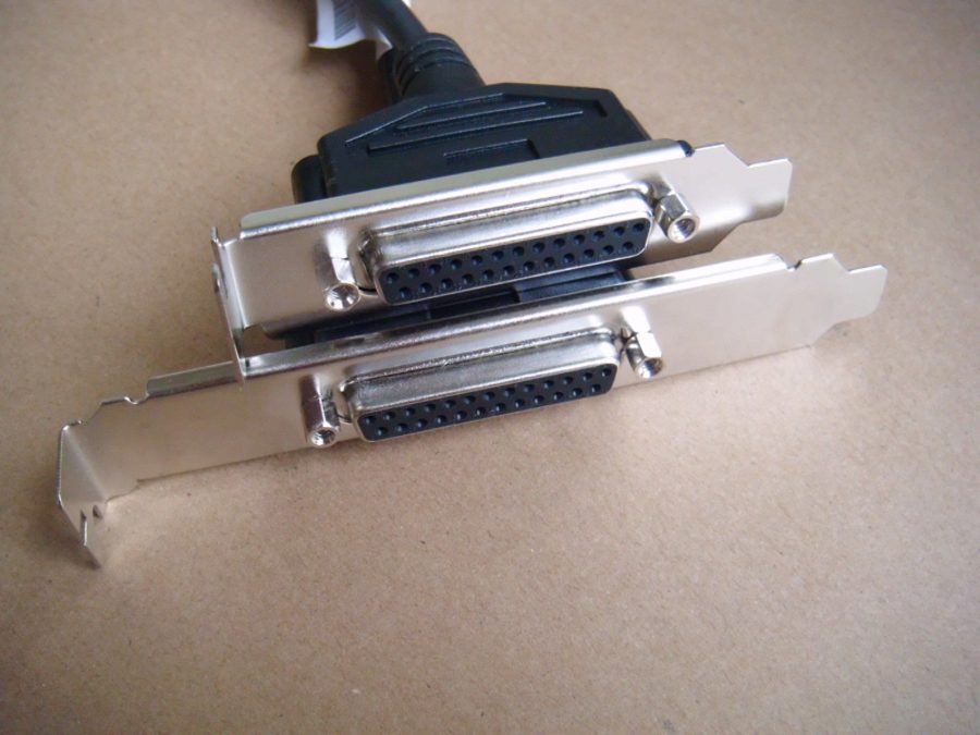 Lenovo thinkcenter IBM Parallel Port Cable Bracket LPT 25pin Printer 43N9022