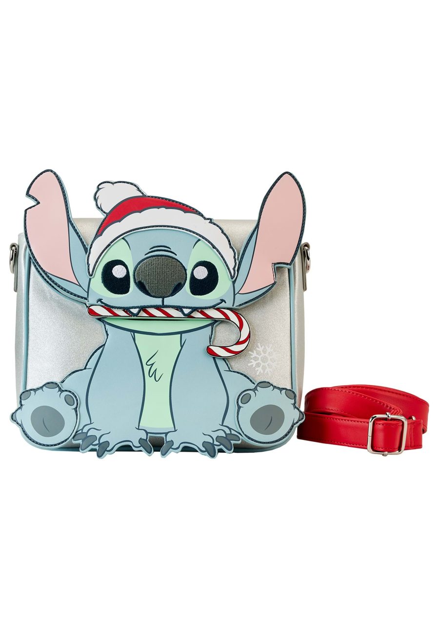 Loungefly Disney Stitch Holiday Cosplay Crossbody Bag