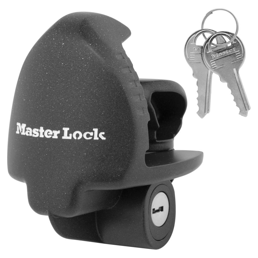 MASTER LOCK 379ATPY Universal Trailer Hitch Lock , Black