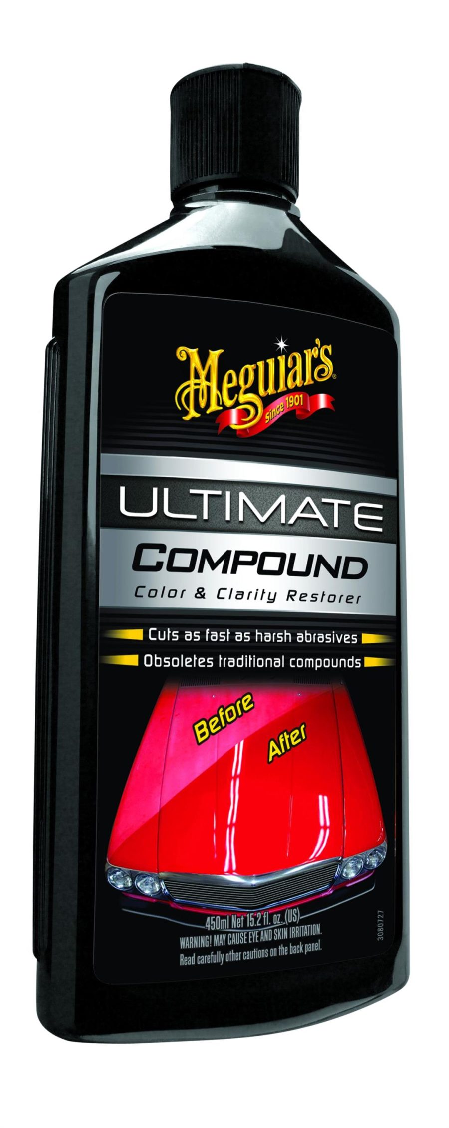 MEGUIARS G17216 Polishing Compound; Classic Series; Use To Refine And Fill Swirl Marks; Liquid; White; 15.2 Ounce; Single