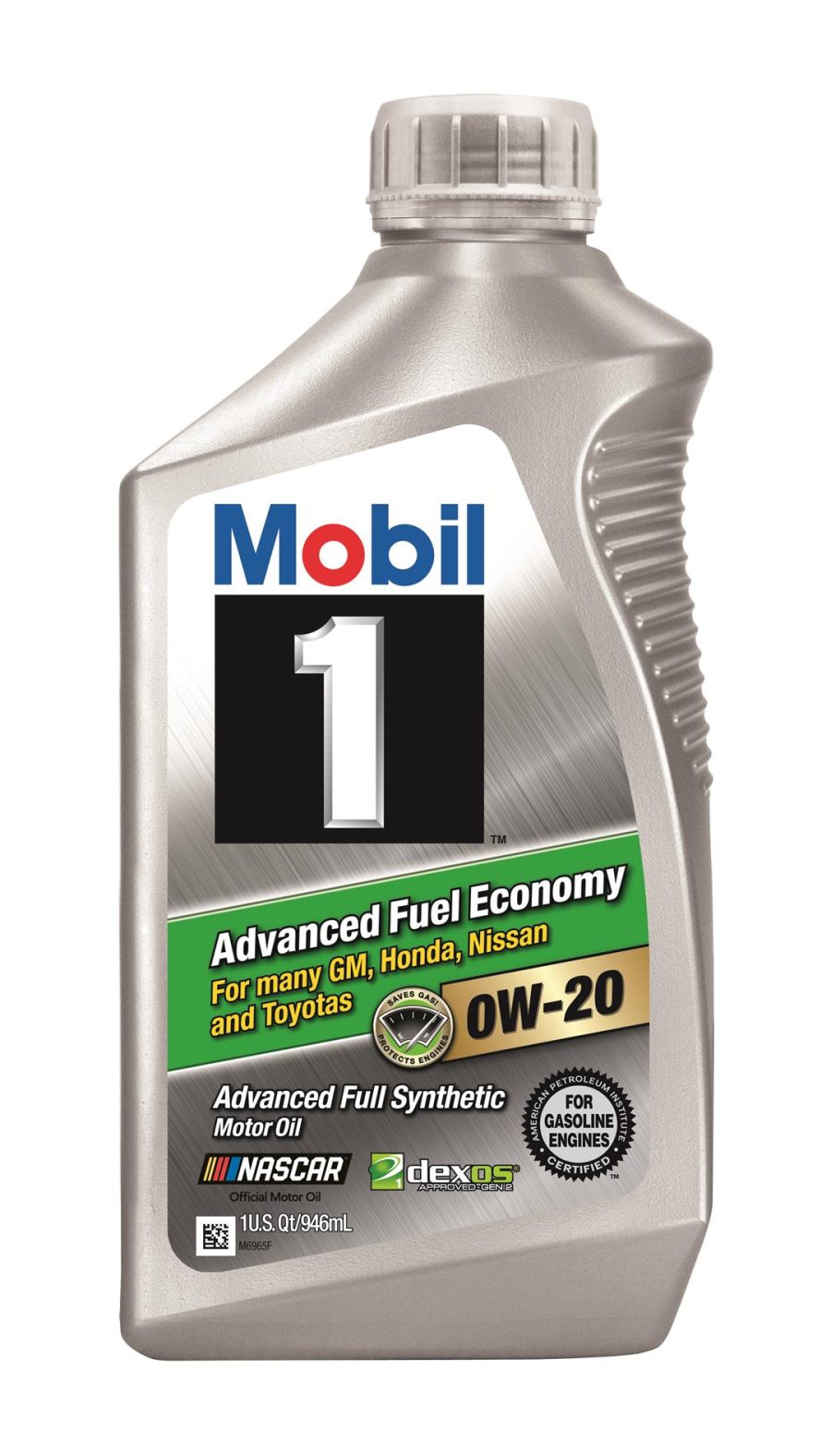 MOBIL 124184 98KF98 0W-20 Advanced Fuel Economy Synthetic Motor Oil - 1 Quart (Case of 6)