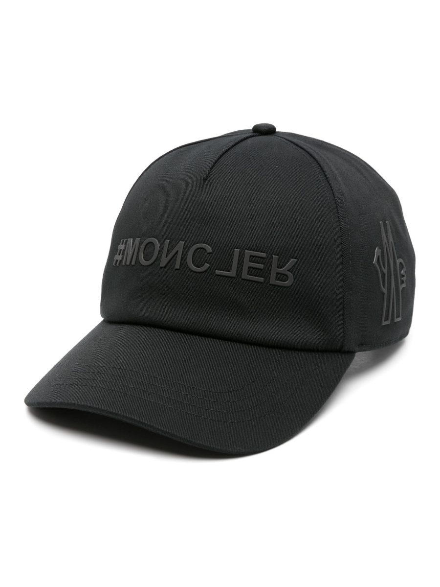 MONCLER GRENOBLE Logo-Appliqué Baseball Cap Black