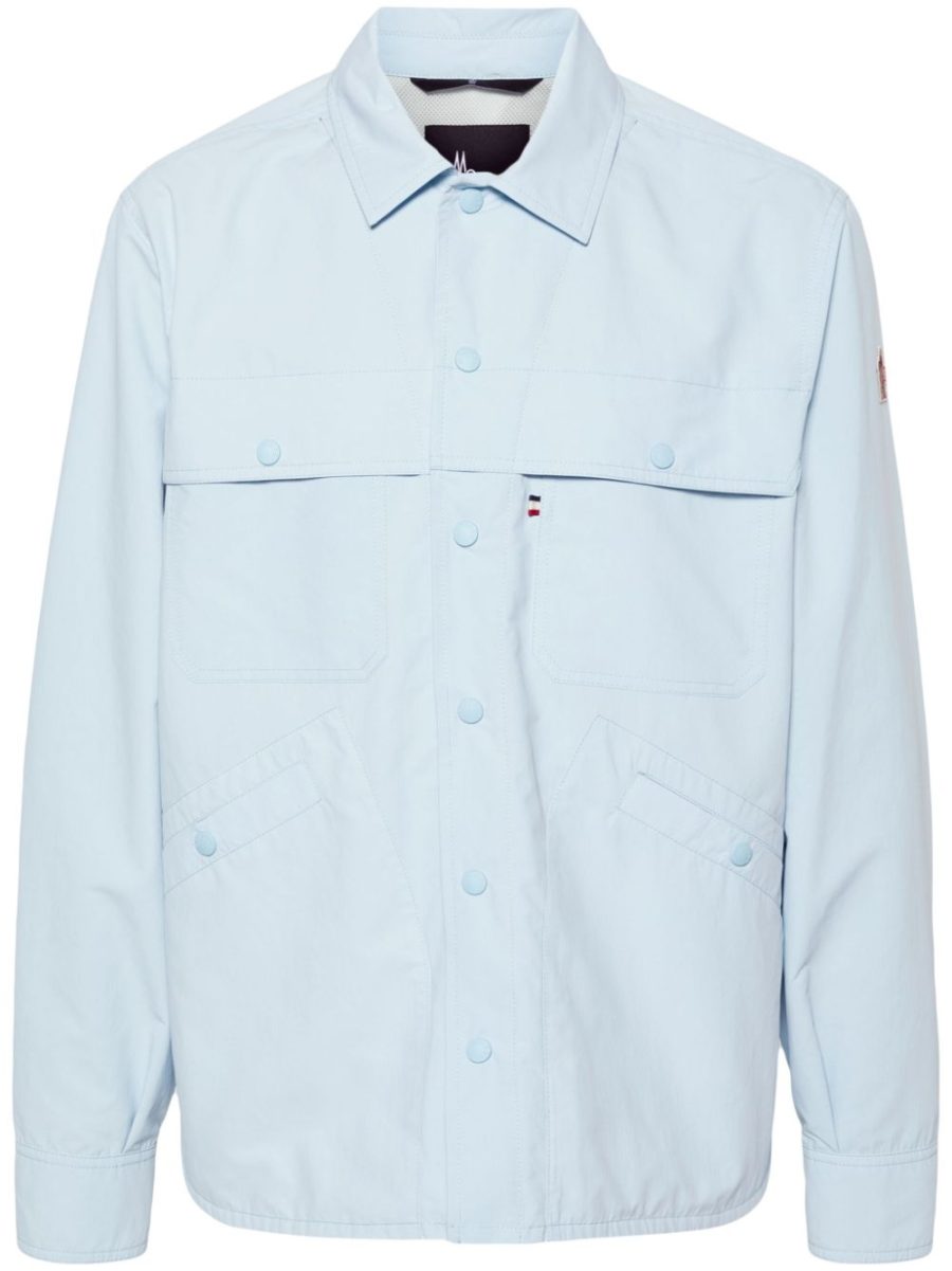 MONCLER GRENOBLE Nax Shirt Jacket Light Blue