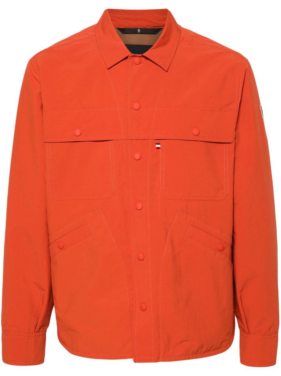 MONCLER GRENOBLE Nax Shirt Jacket Orange