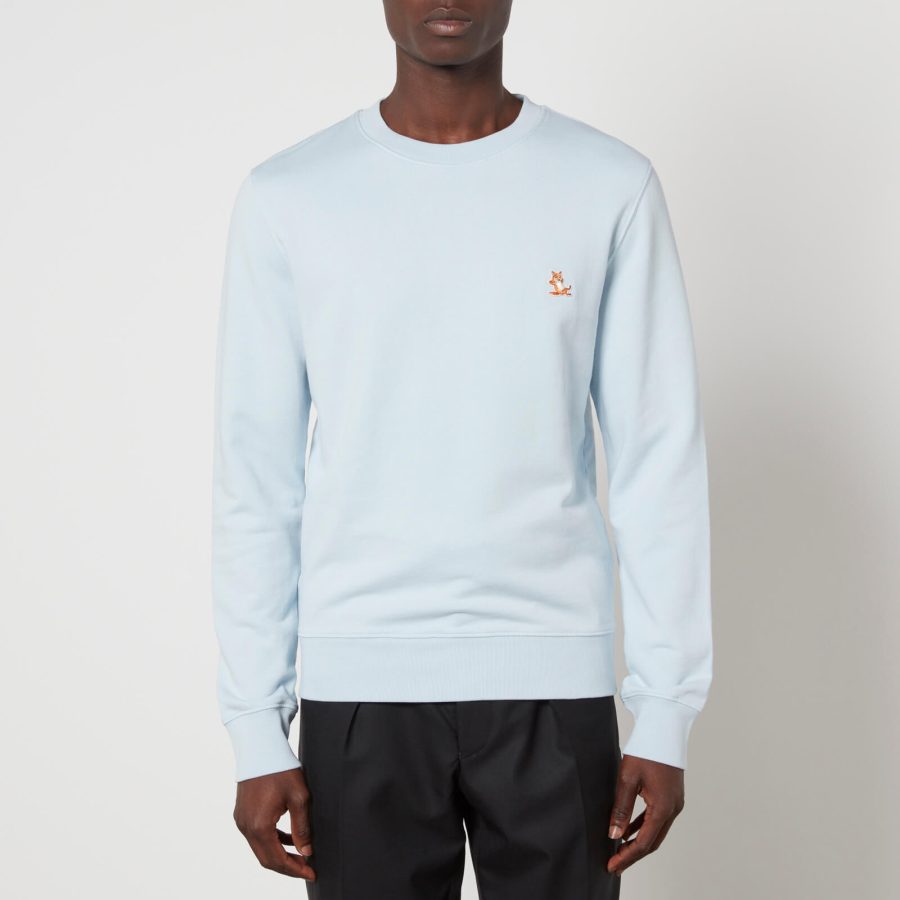 Maison Kitsuné Chillax Patch Cotton-Jersey Sweatshirt - S