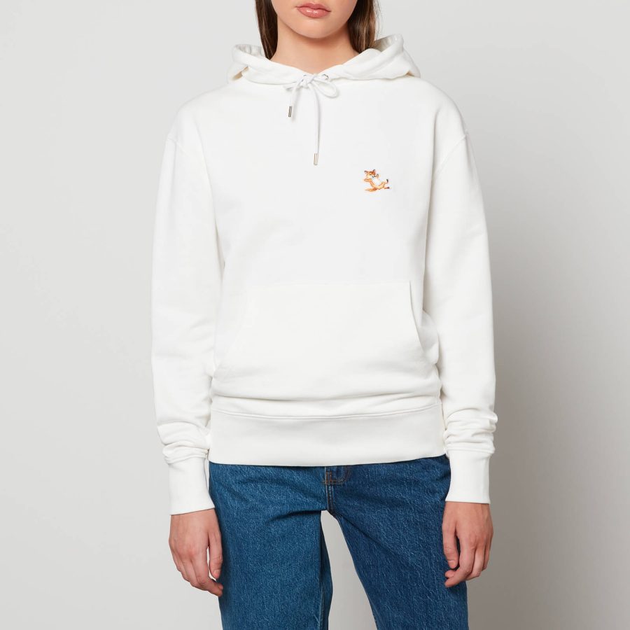 Maison Kitsuné Women's Chillax Fox Patch Classic Hoodie - Ecru - FR 44/UK 16