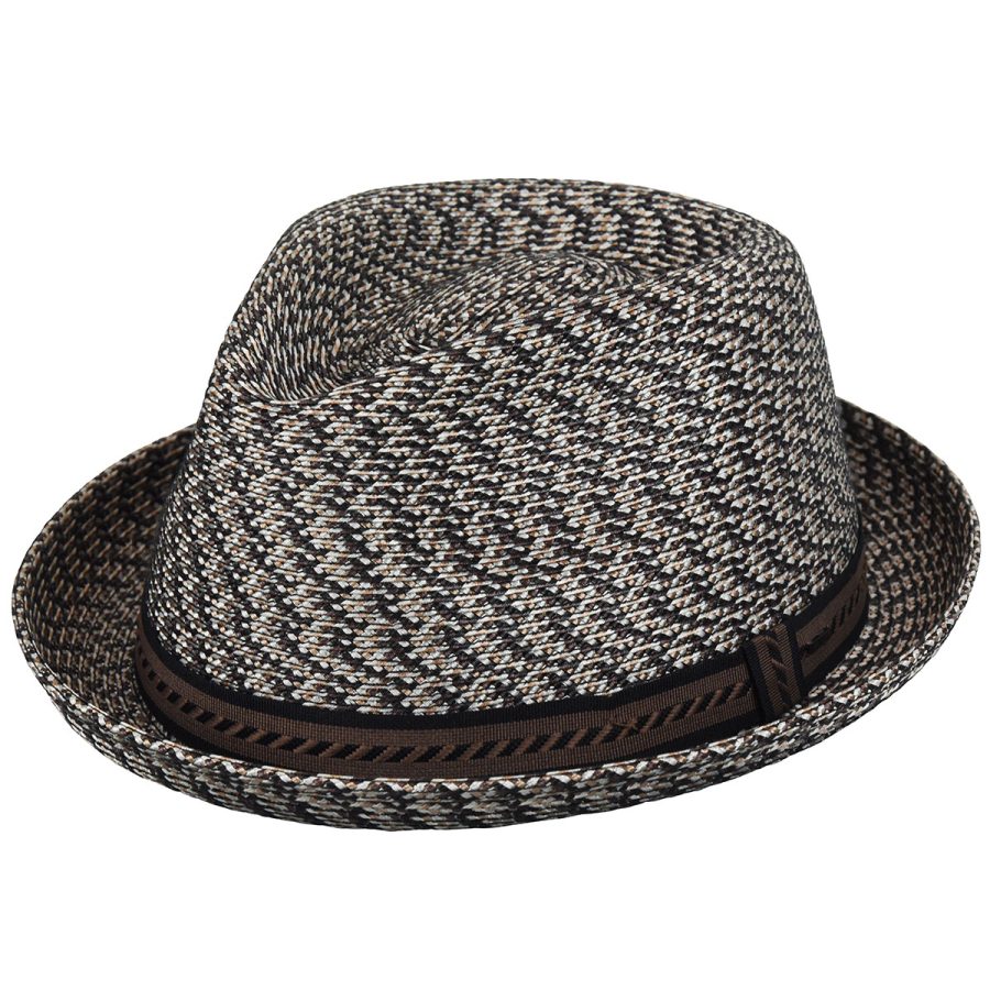 Mannes Braided Trilby - Brown Multi/L