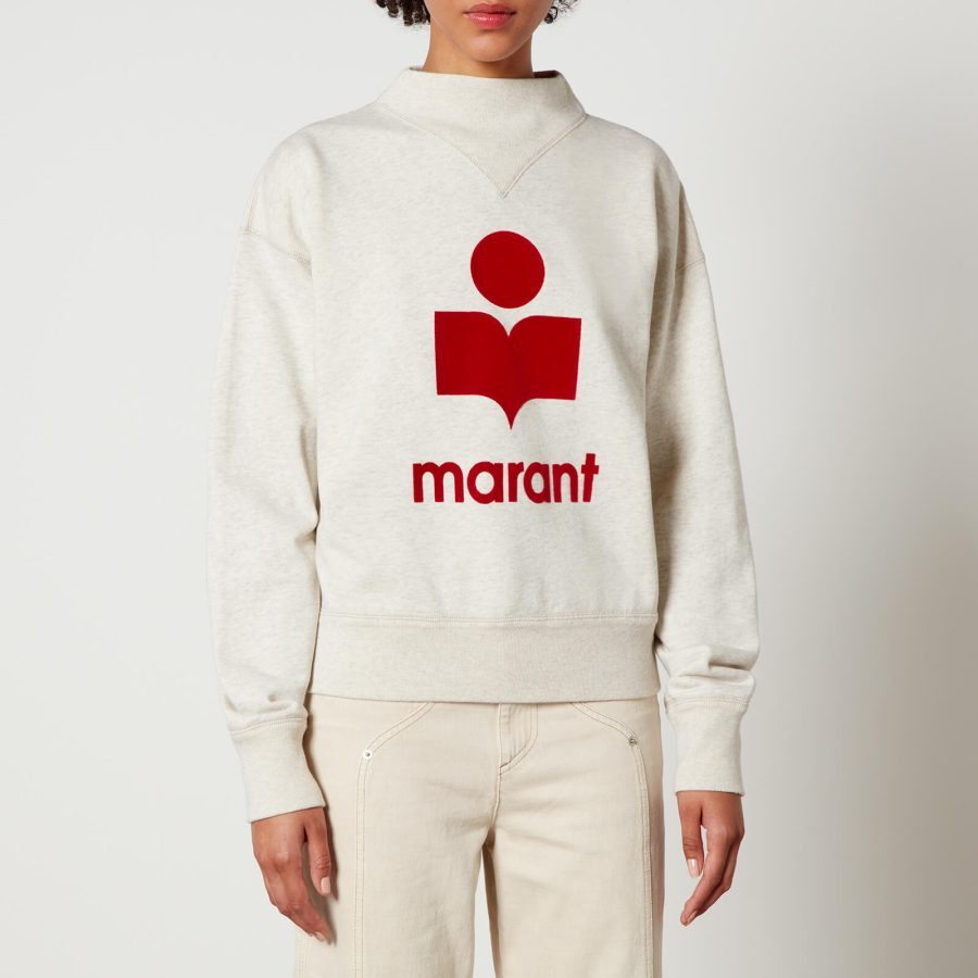 Marant Etoile Moby Cotton-Blend Jersey Sweatshirt - FR 38/UK 10