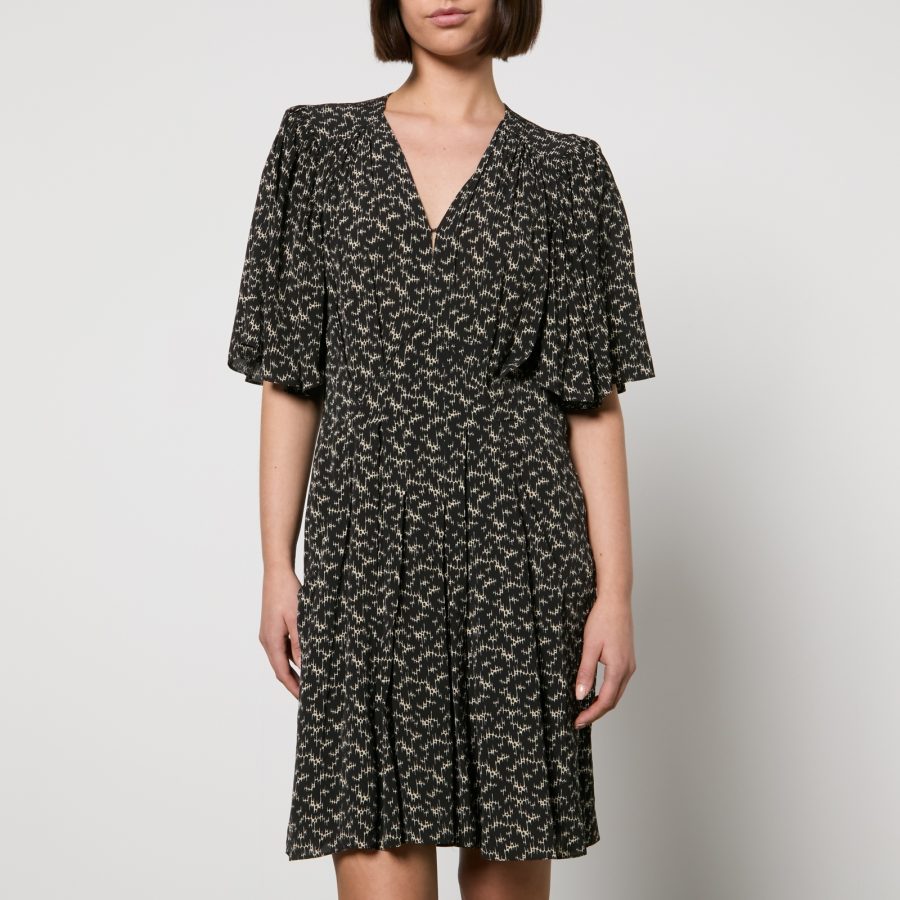 Marant Etoile Velodia Printed Crepe De Chine Dress - FR 38/UK 10