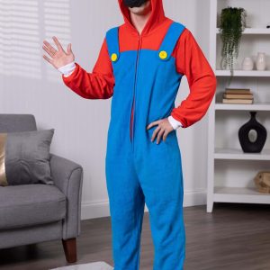 Mario Unisex Microfleece Union Suit