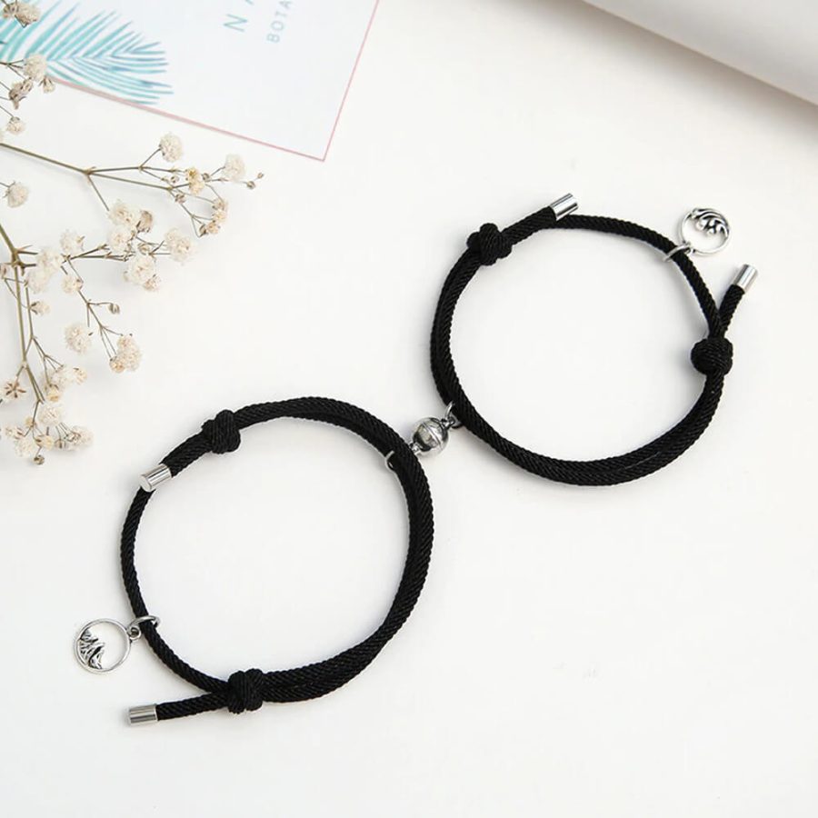 Matching Magnetic Love Couple Bracelet