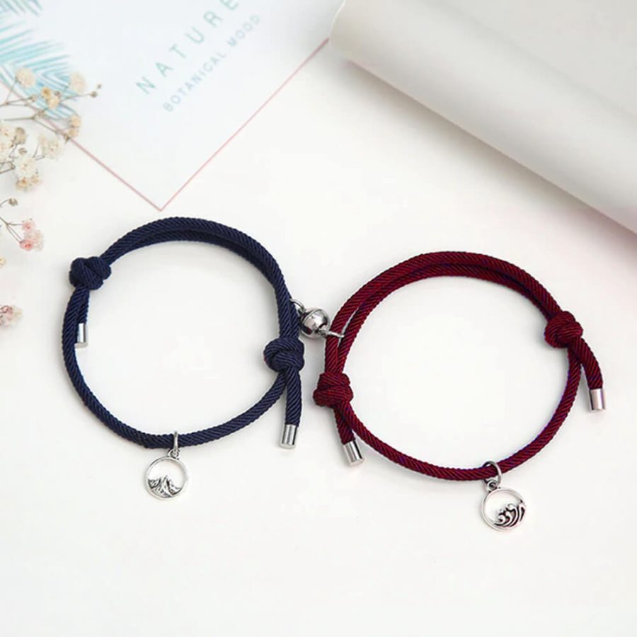 Matching Magnetic Love Couple Bracelet