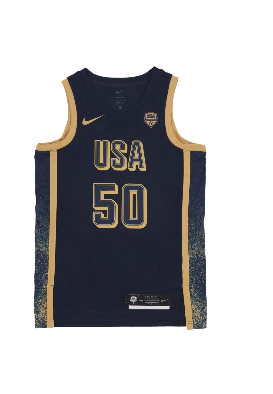 Men's Basketball Tank Top 50th Anniversary Limited Jersey Team USA Obsidian/truly Gold