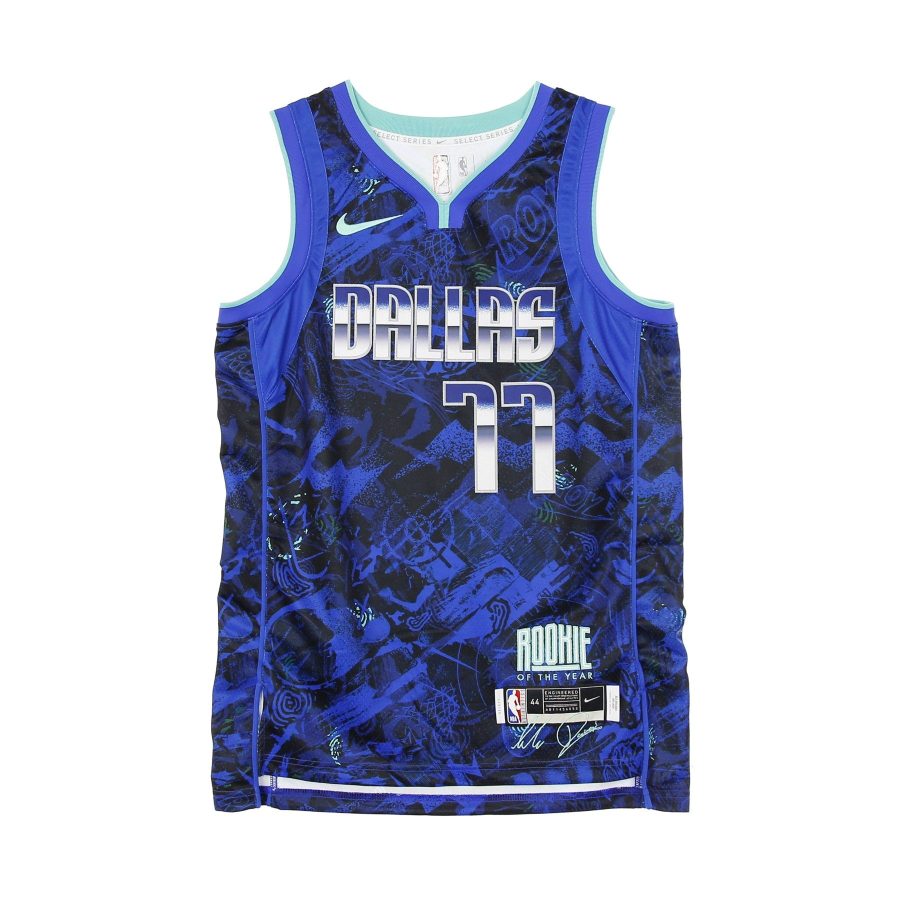 Men's Basketball Tank Top Nba Select Series Jersey No. 77 Luka Doncic Dalmav Hyper Royal