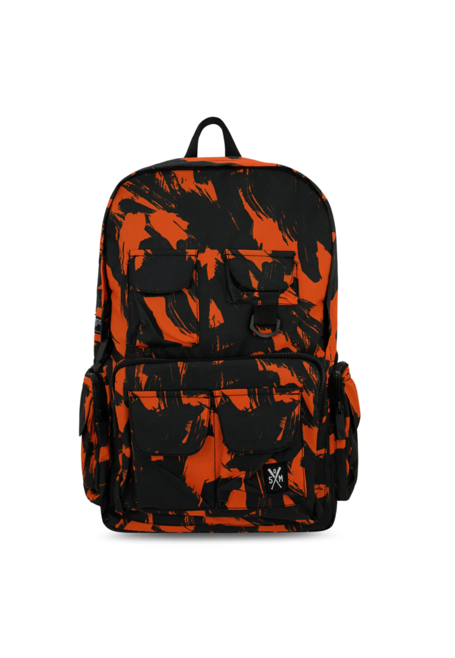 Men's Cargo Backpack Orange/camo