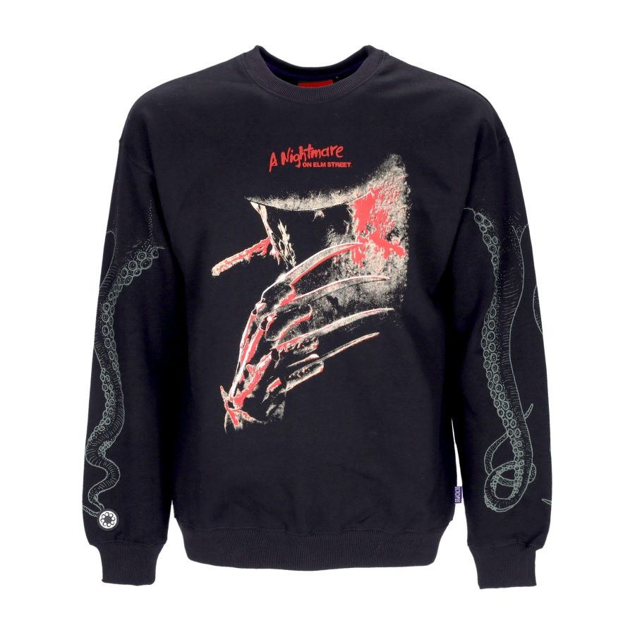 Men's Crewneck Sweatshirt Nightmare Freddy's Sc Crewneck Horror Pack Black