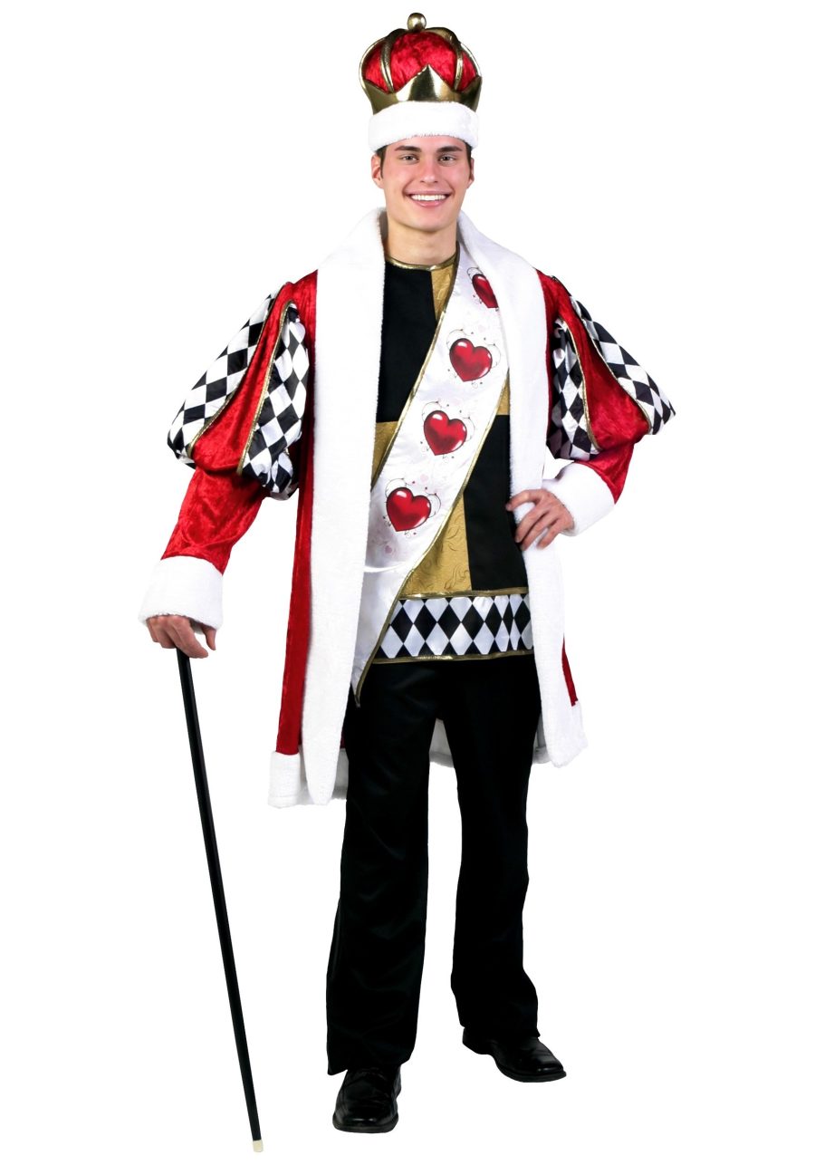 Men's Deluxe King of Hearts Costume