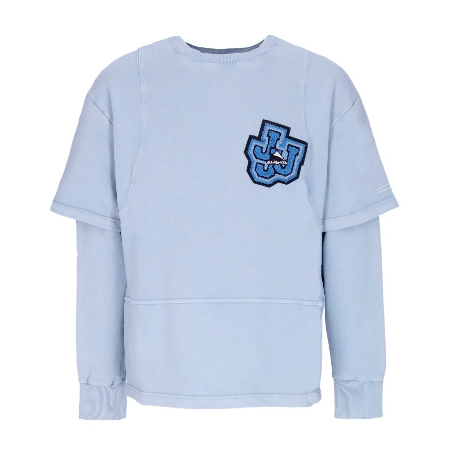 Men's Lightweight Crewneck Sweatshirt Over Crewneck X Triple J Cyan