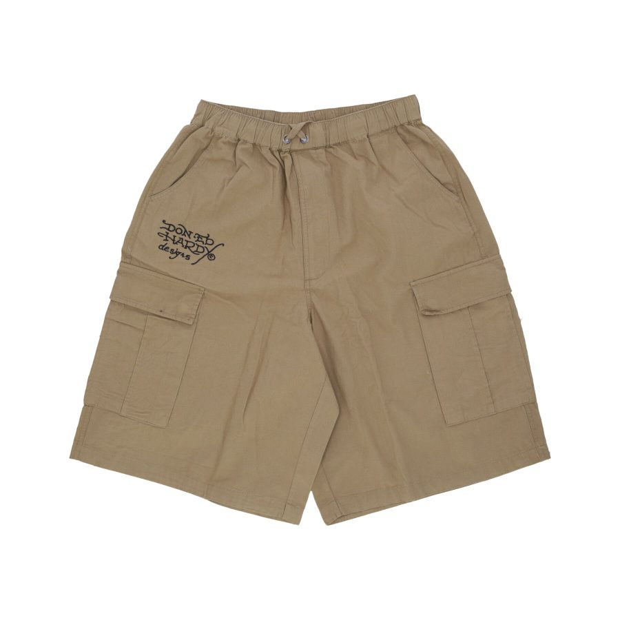 Men's Short Pants Dragon Crawl Woven Cargo Shorts Pebble