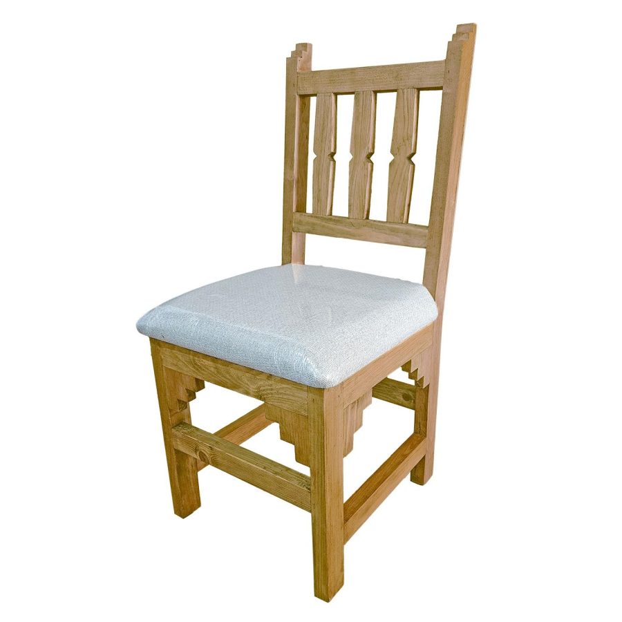 Mexican Rustic Pine New Mexico Chair with Cushion