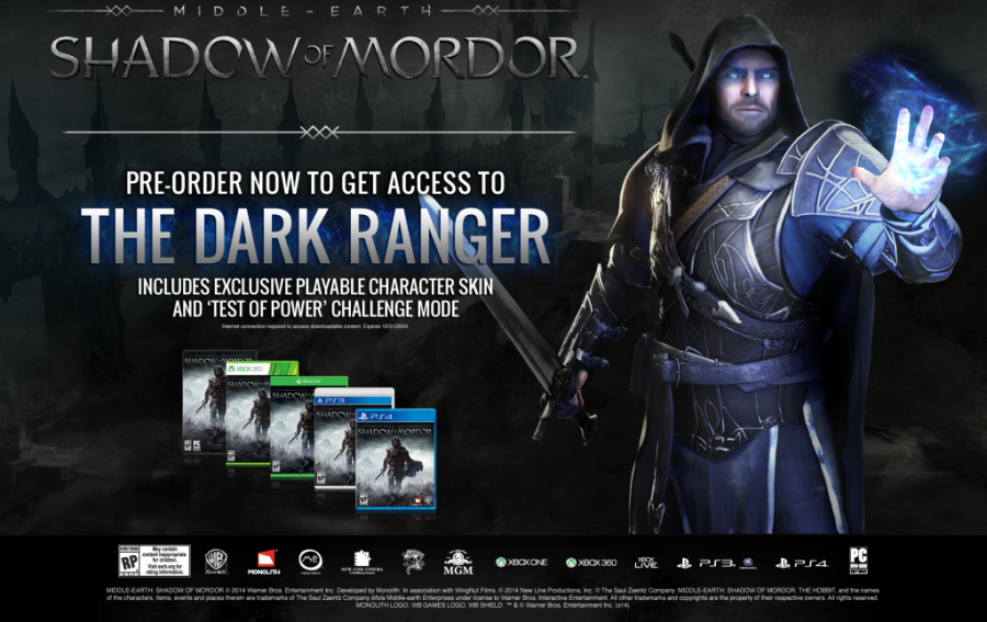 Middle-earth: Shadow of Mordor - DARK RANGER DLC (Steam Key)