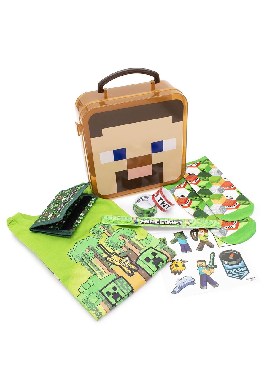 Minecraft Boys T-Shirt Gift Bundle