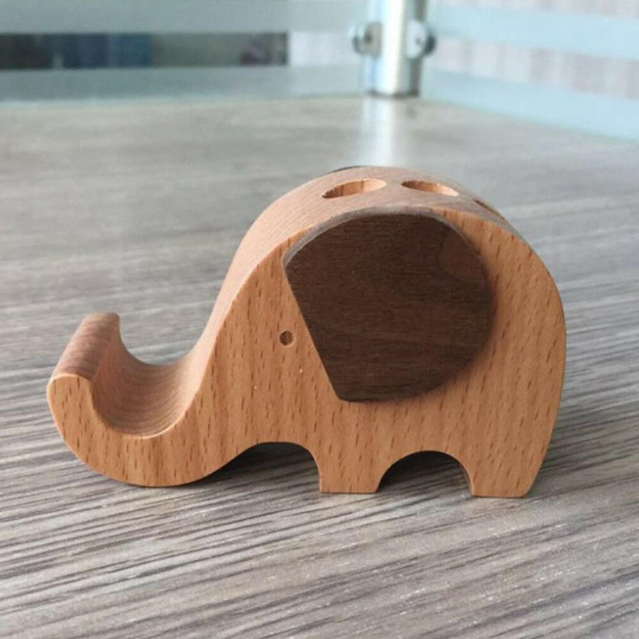 Multi-Use Elephant Pencil & Cell Phone Holder