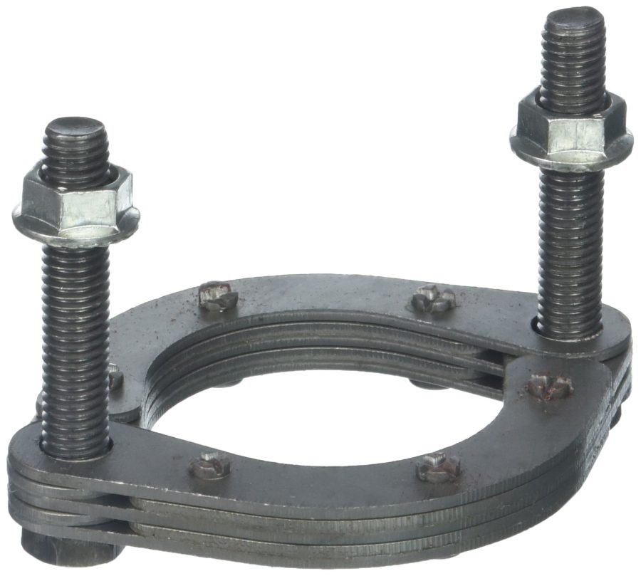 NICKSON 17169 Exhaust Pipe Flange; Flange Repair Kit; 1-3/4 Inch To 2 Inch Diameter; 2 Bolt Count; Steel; Single