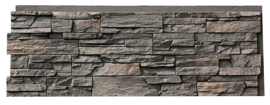 NextStone Country Ledgestone Faux Polyurethane Stone Panel - Appalachian Gray