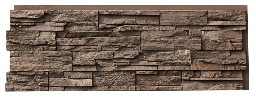 NextStone Country Ledgestone Faux Polyurethane Stone Panel - Himalayan Brown - 4