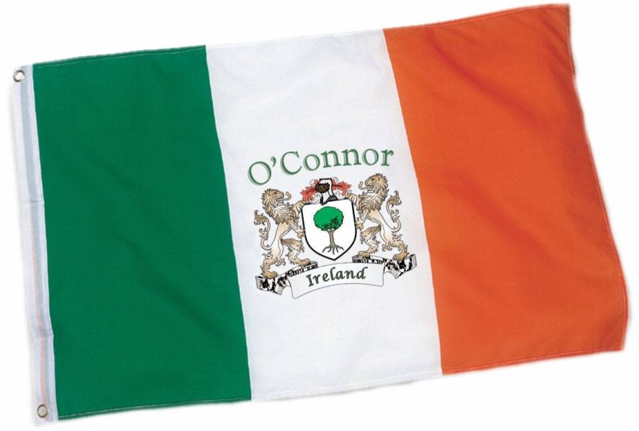 O'Connor Irish Coat of Arms Ireland Flag - 3'x5' foot