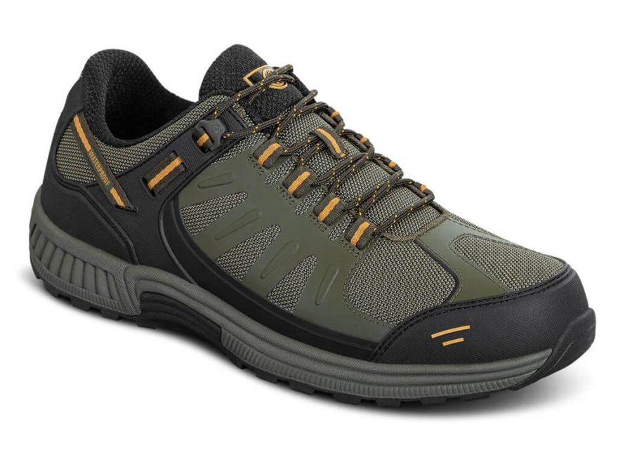 Orthofeet 646 Avalon Men's Waterproof Slip Resistant Hiking Shoe - Extra Depth - Extra Wide