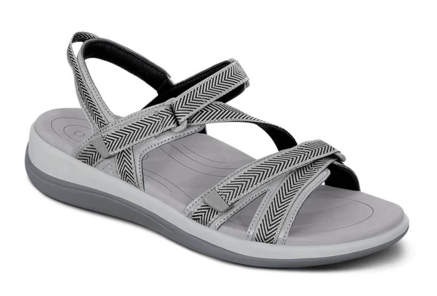 Orthofeet Shoes 904 Lake Women's Slip On Sandal - Cushioning Sole - Wide