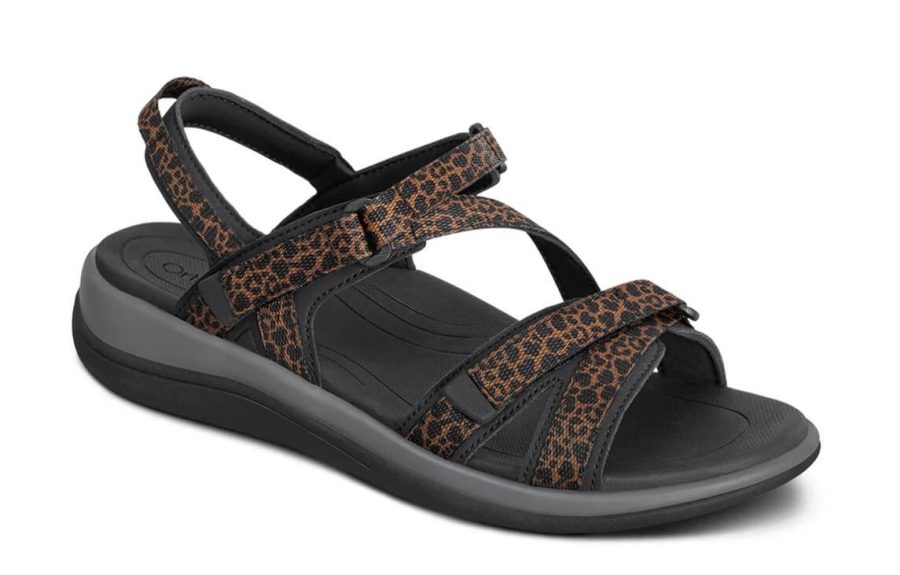 Orthofeet Shoes 906 Lake Women's Slip On Sandal - Cushioning Sole - Wide